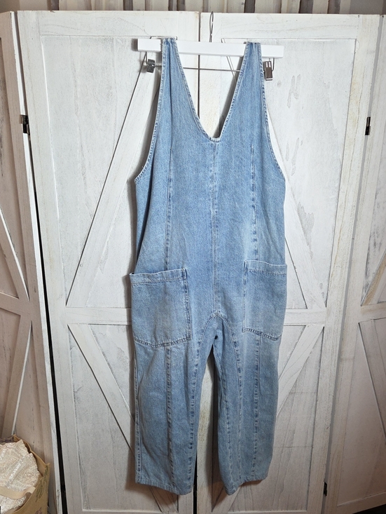 We The Free Denim - We The Free 100% Cotton Capri Overalls Size S
